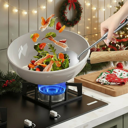 Kookpan – Diep Wok – Geschikt voor Gasfornuis – Voor Gezonde Maaltijden