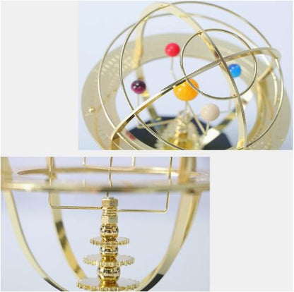 Globe stand – Gouden afwerking – Planetensysteem – Voor decoratie