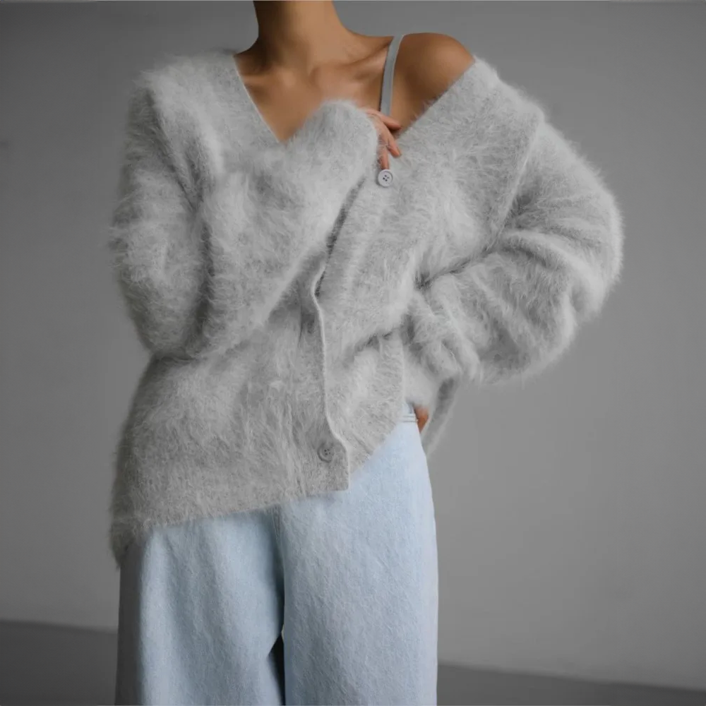 Vest voor dames – Zacht materiaal – Knopen – Voor dagelijks gebruik