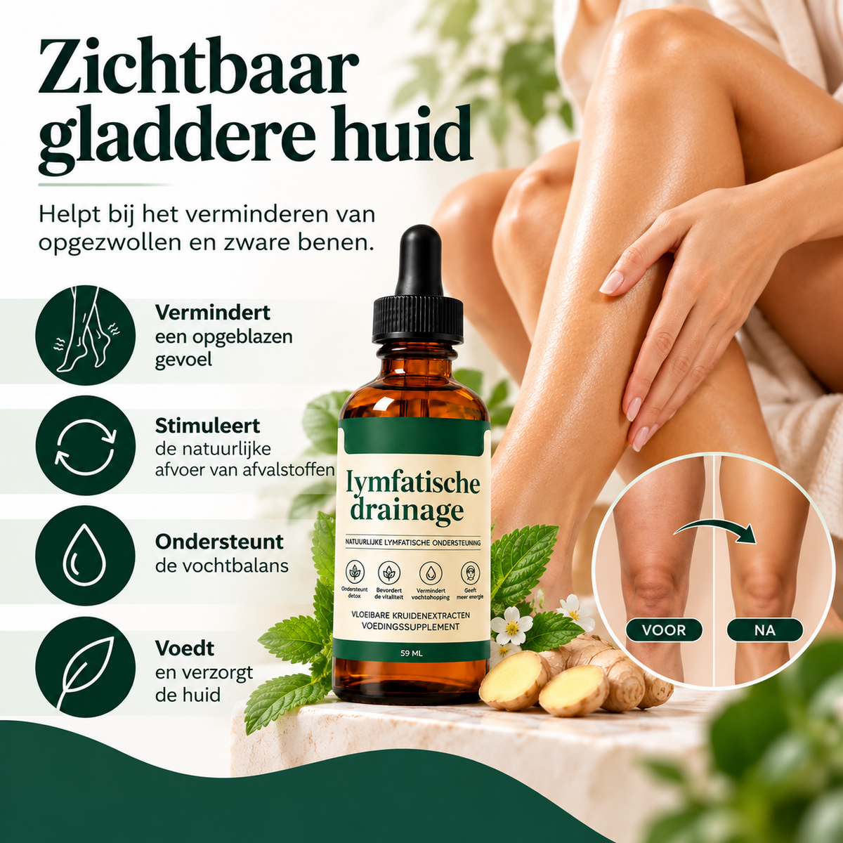 Fittershape Cellulite Drainage Drops – voor een gladde, egale huid