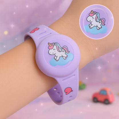 GPS Armband voor Kinderen – Veiligheidsarmband – Met Leuke Dierenillustraties