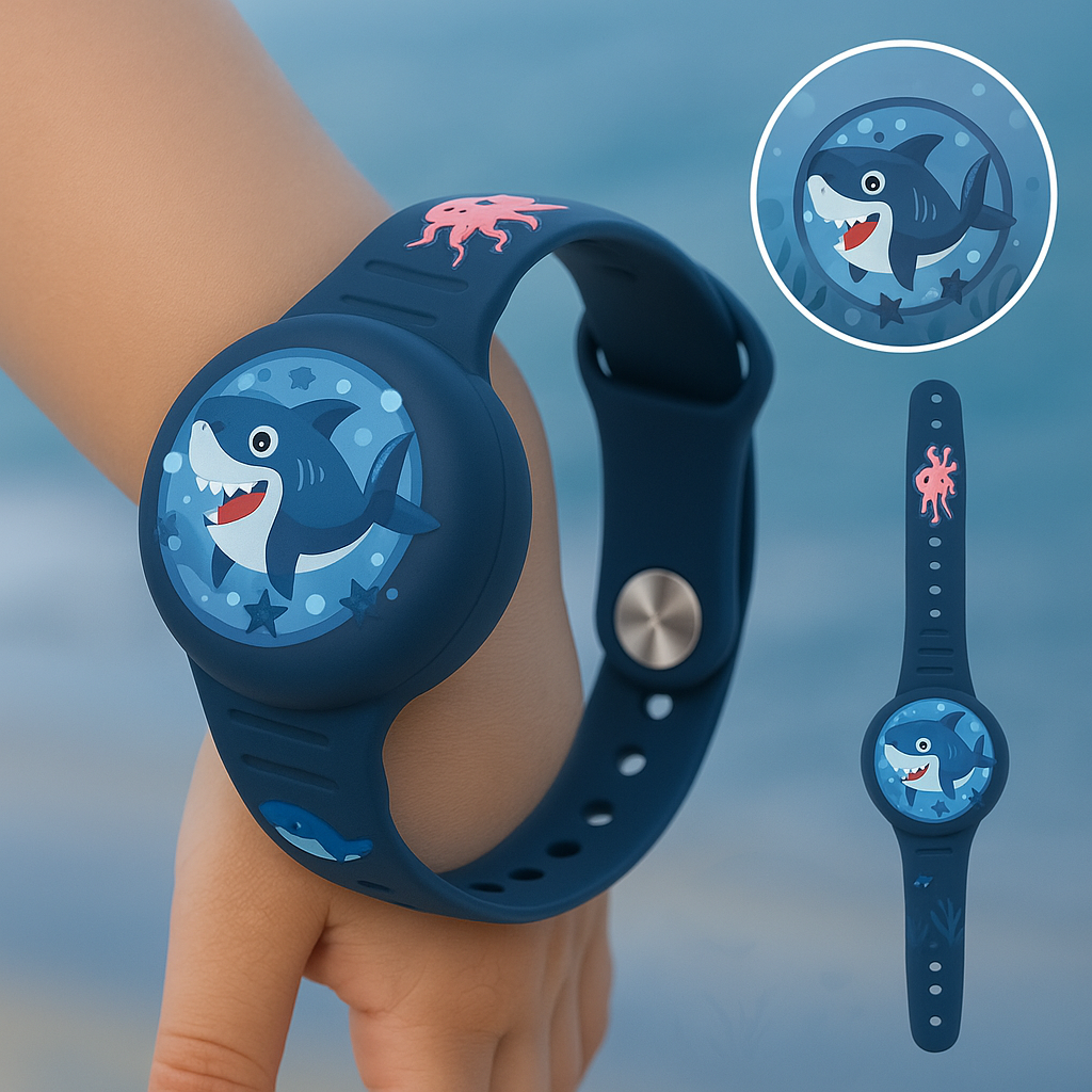 GPS Armband voor Kinderen – Veiligheidsarmband – Met Leuke Dierenillustraties