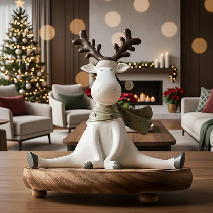 Keramische Rendierdecoratie – Feestelijk Ontwerp – Voor Kerst of Interieur