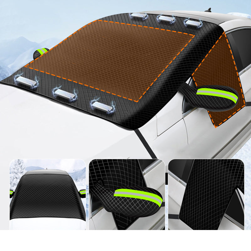 Auto Ruitbeschermer – Bescherming tegen Sneeuw en IJs – Eenvoudig te Bevestigen