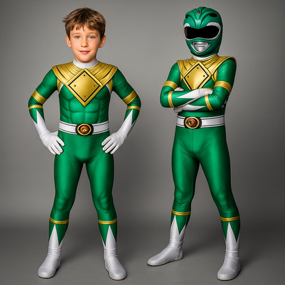Power Rangers Kostuums – Polyester – Voor Halloween & Feesten