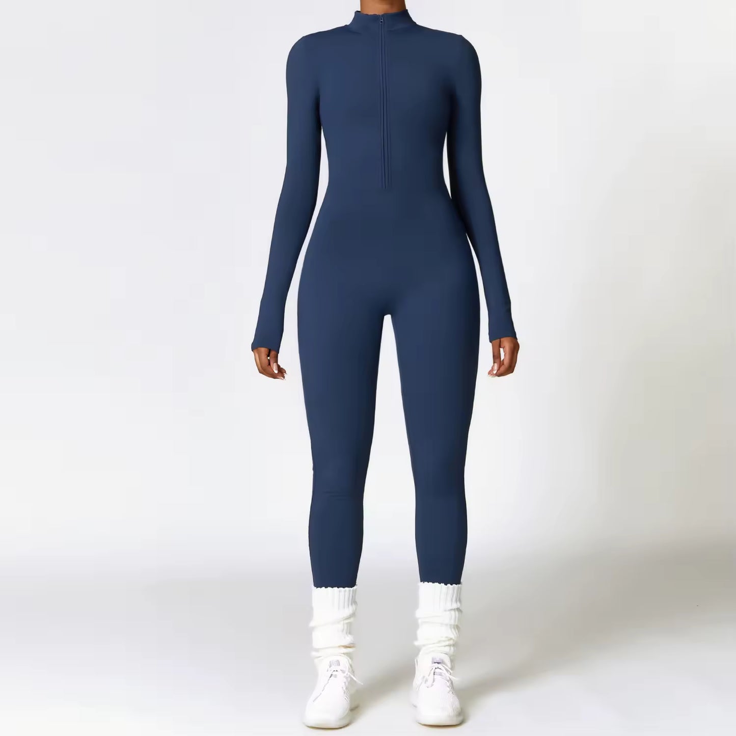 Fitness Jumpsuit – Zip Up – Stretch – Voor Vrouwen