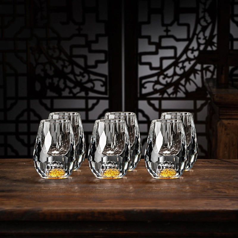 Glazen Whiskey Set – Uniek ontwerp – Voor whiskey en andere dranken – Set van 2