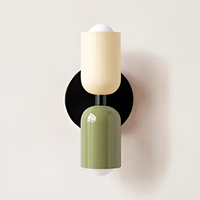Beige/Groen/Zwart