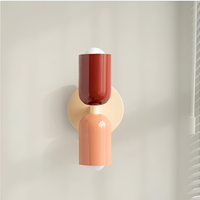 Rood/Zalm/Beige