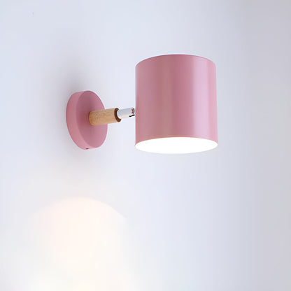 Wandlamp – Minimalistisch ontwerp – Houten accent – Voor slaapkamer