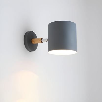 Wandlamp – Minimalistisch ontwerp – Houten accent – Voor slaapkamer