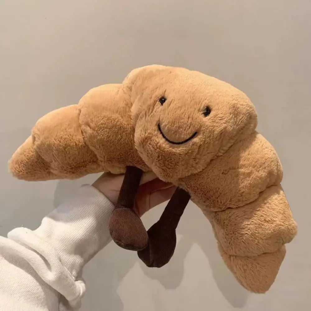 Croissant Knuffel – Zacht en Schattig – Voor Kinderen en Volwassenen