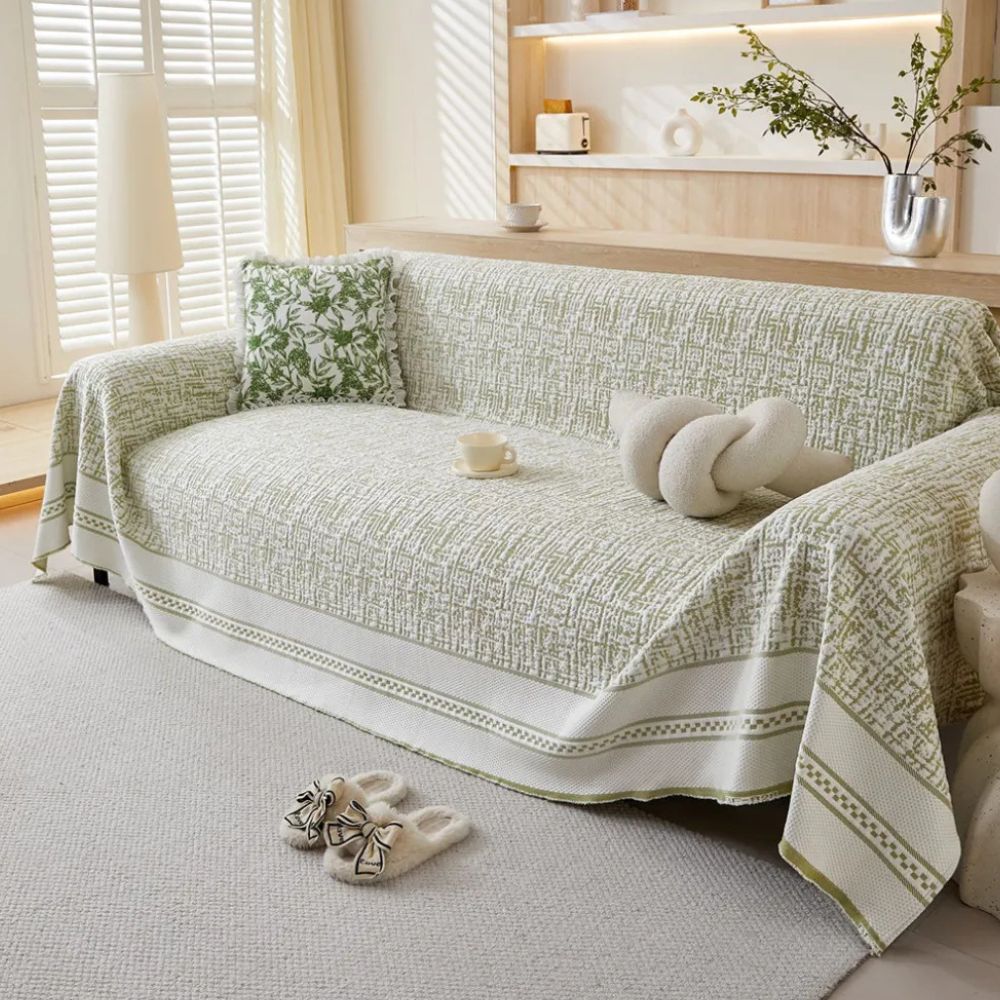 bankhoes – comfortabele stof – voor bank of fauteuil