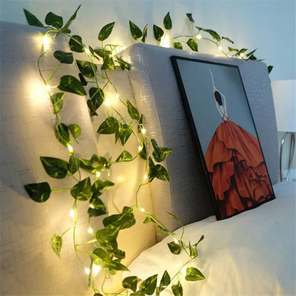 Lichtslinger met Klimop – Warm Witte LED – Voor Tuin en Balkon