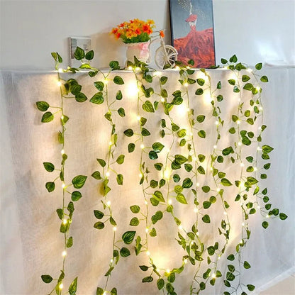 Lichtslinger met Klimop – Warm Witte LED – Voor Tuin en Balkon