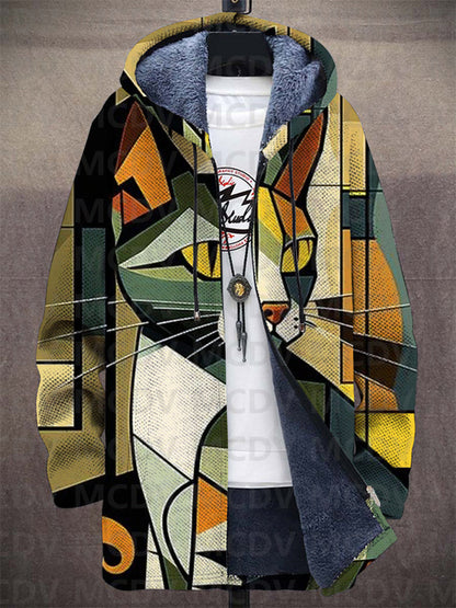 Luxe Geïnspireerd Vest – Warme Voering – Kunst Design – Voor Heren
