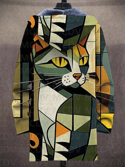 Luxe Geïnspireerd Vest – Warme Voering – Kunst Design – Voor Heren