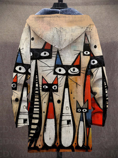 Luxe Geïnspireerd Vest – Warme Voering – Kunst Design – Voor Heren