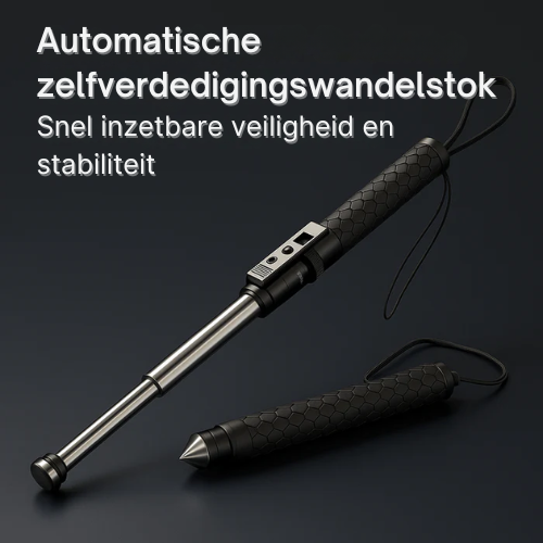 Automatische Zelfverdediging Wandelstok – Snelle Inzetbaarheid – Voor Veiligheid