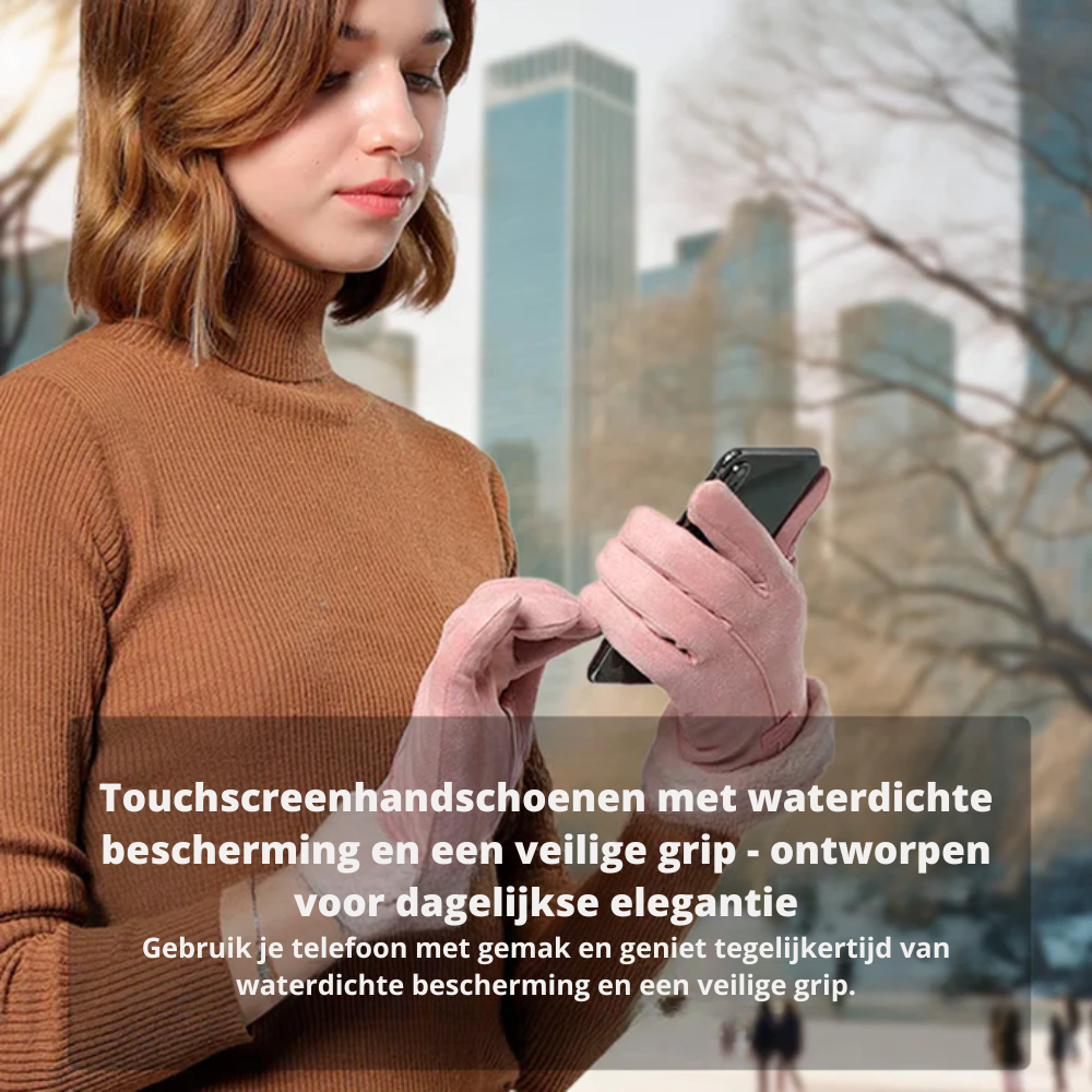 Verwarmde Leren Handschoenen – Elektrische verwarming – Voor koude dagen