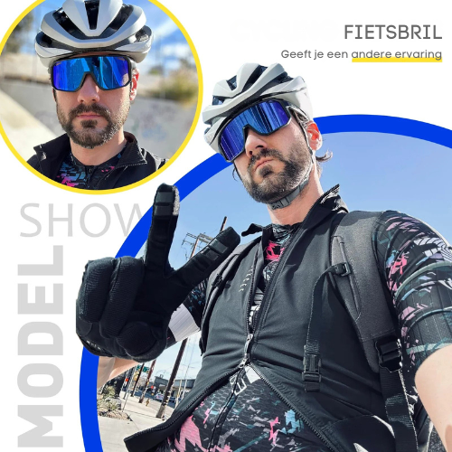 Wielrenbril – UV-Bescherming – Voor Fietsen en Sporten