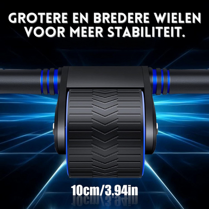 Ab Wheel – Verstelbare Handgrepen – Duurzaam Ontwerp – Voor Buikspiertraining