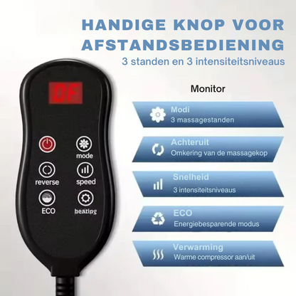 Pro-Model Voetmassageapparaat – Afstandsbediening – Warm Kompres – Voor Ontspanning