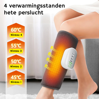 Luchtcompressiearmmassage – 4 Verwarmingsniveaus – Draagbaar – Voor armen en schouders