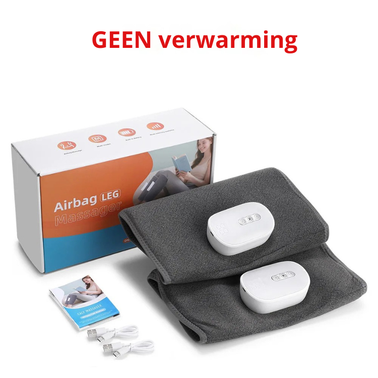 Luchtcompressiearmmassage – 4 Verwarmingsniveaus – Draagbaar – Voor armen en schouders