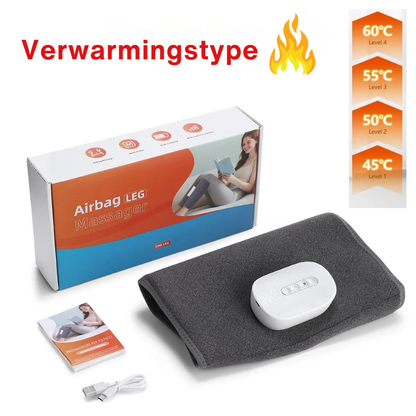 Luchtcompressiearmmassage – 4 Verwarmingsniveaus – Draagbaar – Voor armen en schouders