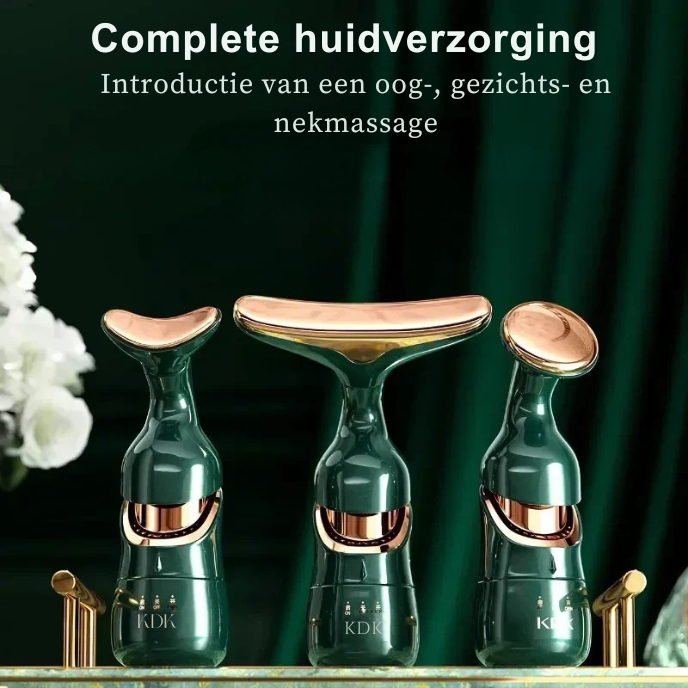 3-in-1 Gezicht, Nek en Oog Massager – Voor Spierontspanning en Huidverzorging