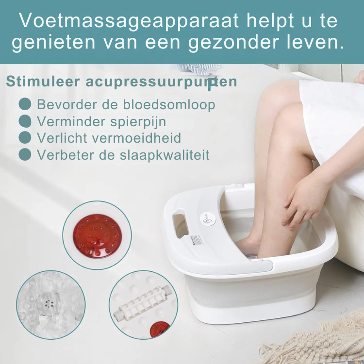 Voet Spa Massagetoestel – Verwarming – Acupressuur – Voor ontspanning en herstel