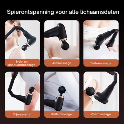 Massage Gun – Verstelbare Intensiteit – Draagbaar – Voor Spierontspanning en Herstel