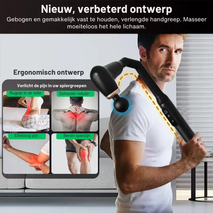 Massage Gun – Verstelbare Intensiteit – Draagbaar – Voor Spierontspanning en Herstel