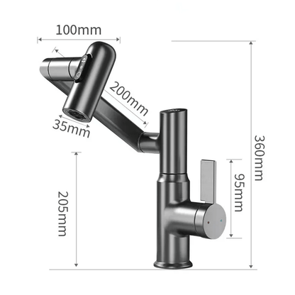 Keukenkraan – Verstelbare Handdouche – Modern Design – Voor Keuken