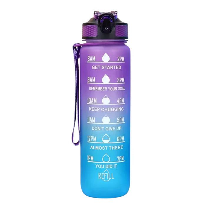 HydrateTrack Bottle | Waterfles Met Tijdlijn – Voor Dagelijks Gebruik