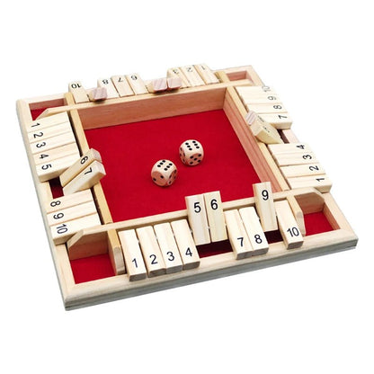 Houten Dobbelspel – Leerrijk Spel – Voor Kinderen en Gezinnen