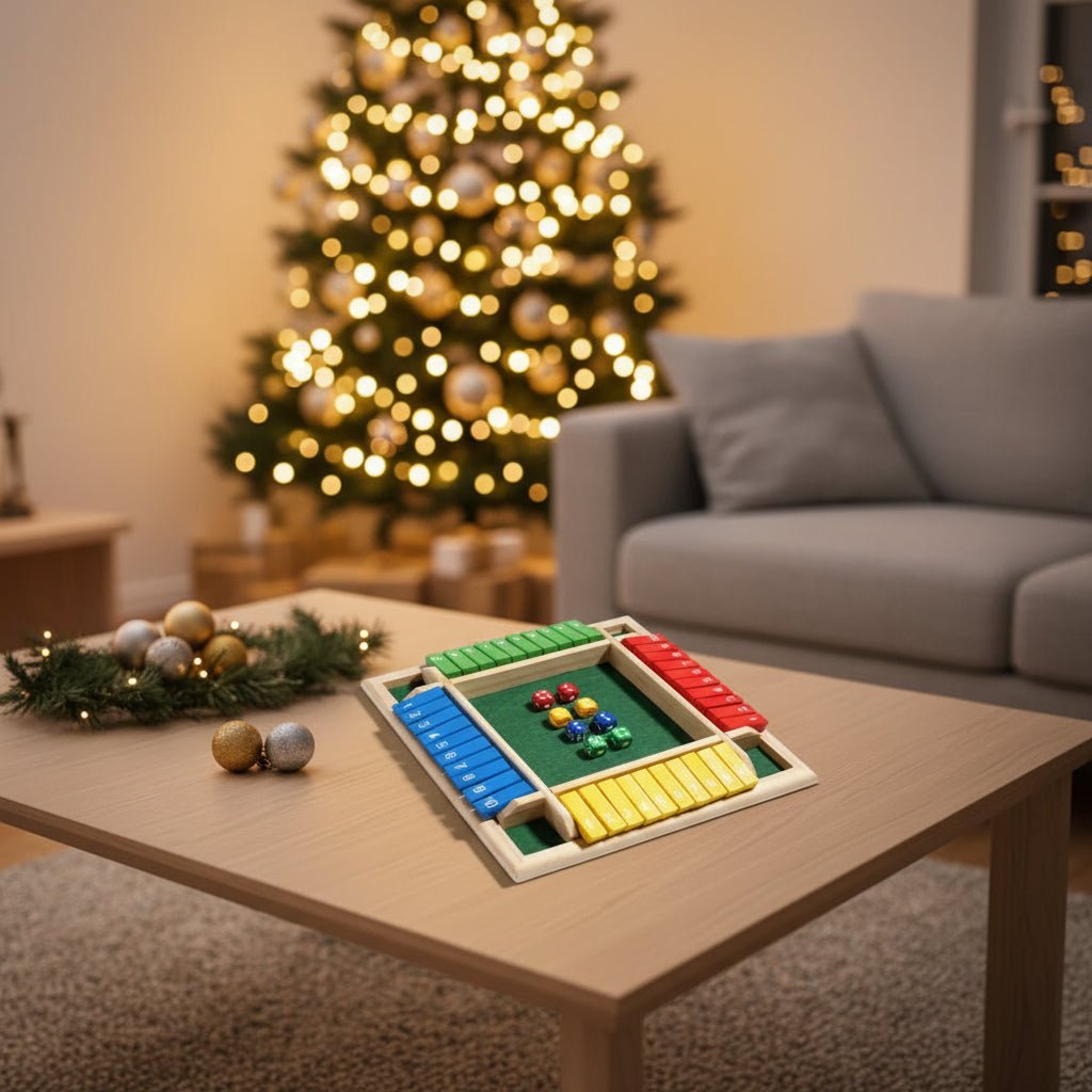 Houten Dobbelspel – Leerrijk Spel – Voor Kinderen en Gezinnen
