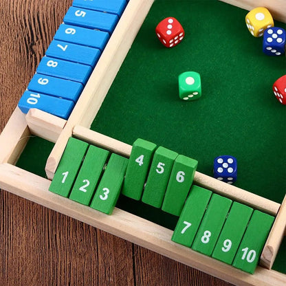 Houten Dobbelspel – Leerrijk Spel – Voor Kinderen en Gezinnen