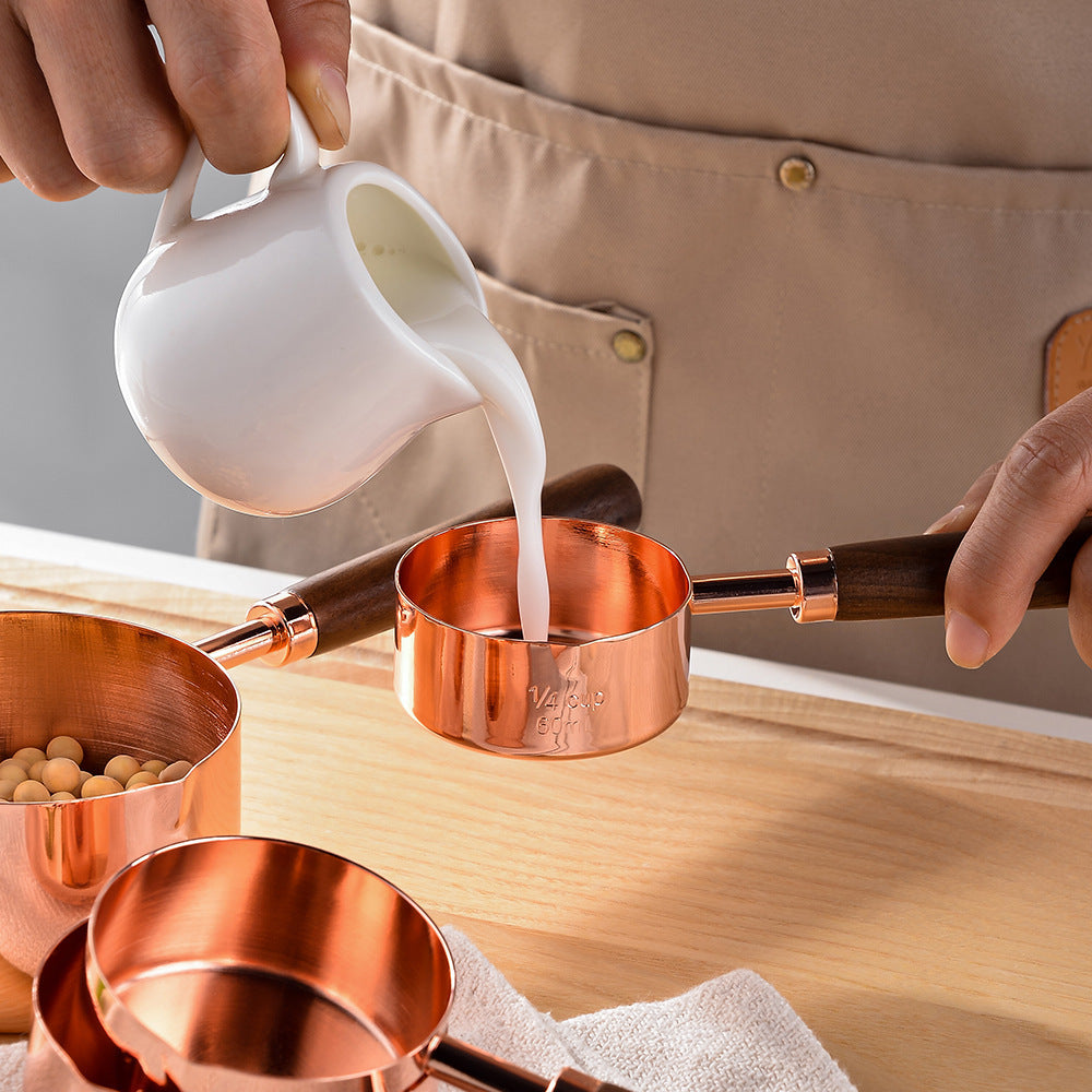 Maatlepels Set – Houten Handvat – Voor Koken & Bakken