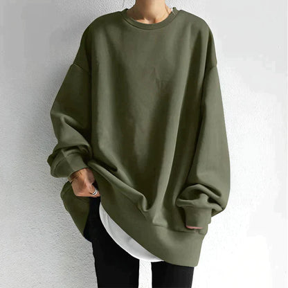 Oversized sweatshirt – zachte stof – comfortabele pasvorm – voor casual outfits