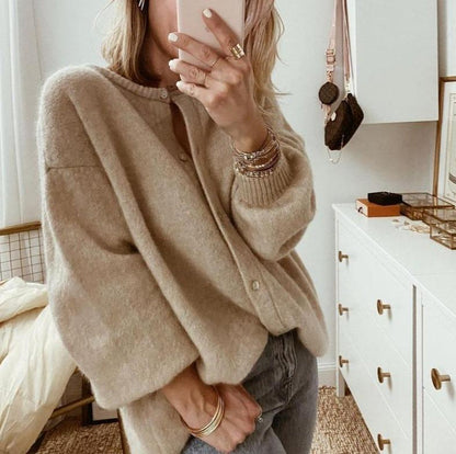 Dames Gebreide Cardigan – Zachte Wol – Casual Design – Voor Dagelijks Gebruik