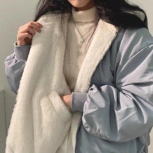 Faux Fur Gevoerde Damesjas – Zachte Voering – Stijlvol Design – Voor Koude Dagen
