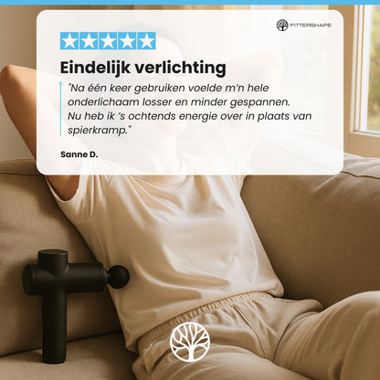 Fittershape PowerRelief | Massage Gun – Voor Sneller Spierherstel