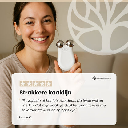 Fittershape GlowTone Wand | Microcurrent Gezichtstool – Voor Strakkere Huid