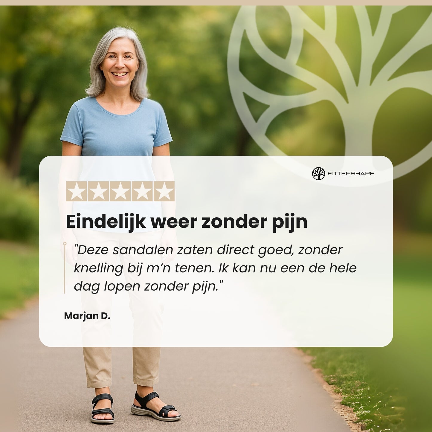 Fittershape ArchCloud Sandals | Voor Pijnvrij & Comfortabel Lopen