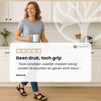Fittershape SoleRelief | Ergonomische Sandalen – Voor Pijnvrije Voeten