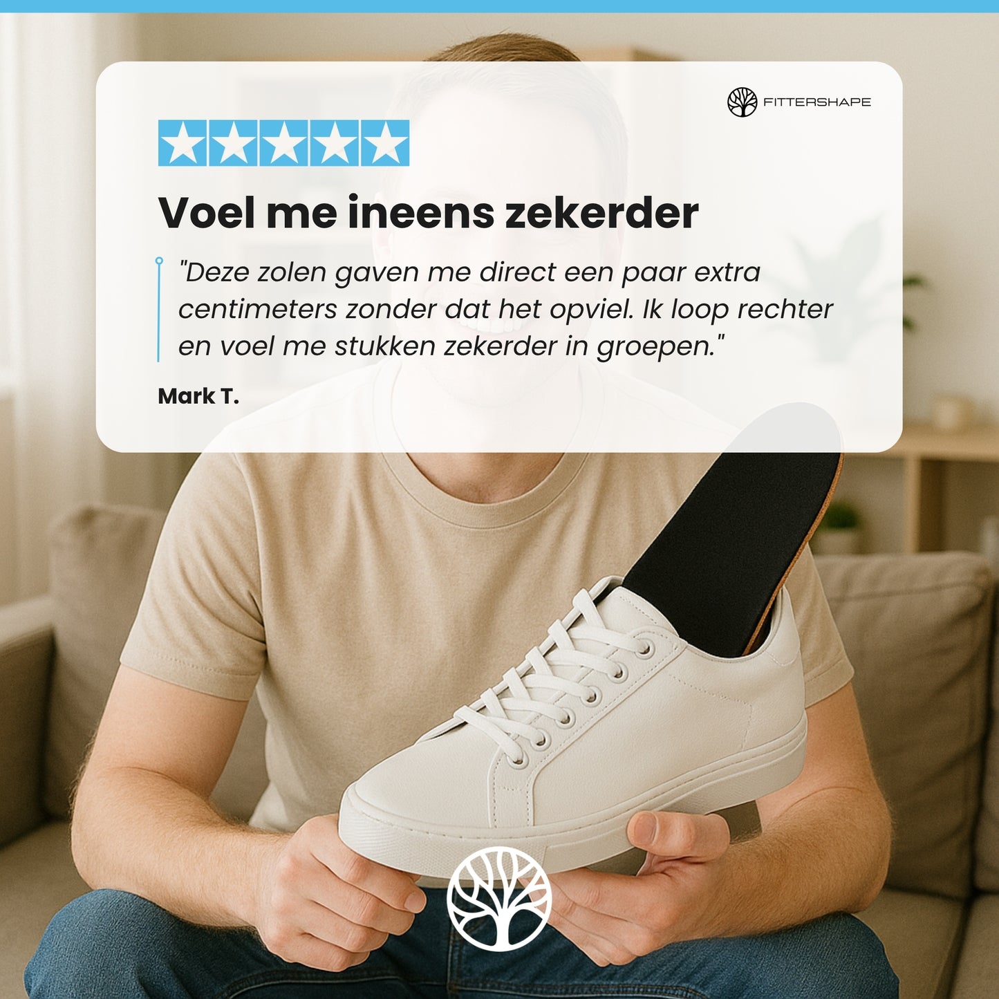 Fittershape LiftSteps Insoles | Onzichtbare Verhoging – Voor Meer Zelfvertrouwen