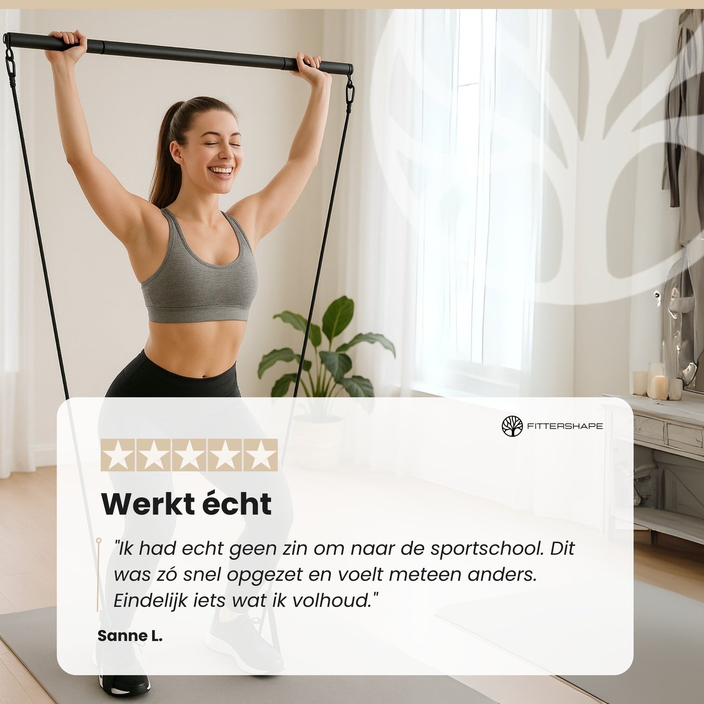 PowerBar Set | Totale Thuisworkout – Voor Spierversteviging