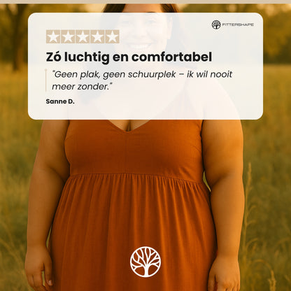 Fittershape Anti-Scheur Shorts | Comfortabel Onder Jurkjes – Voor Zomergebruik